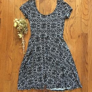 Black and White Dress